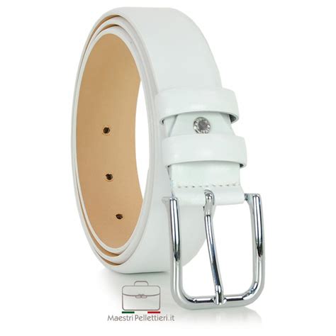 cintura bianca uomo